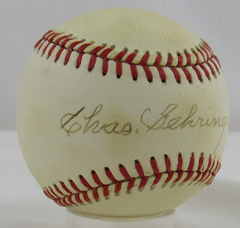 Charlie Gehringer Signed Auto Autograph Rawlings Baseball JSA AQ68307