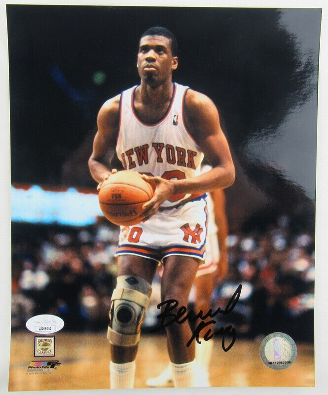 Bernard King Signed Auto Autograph 8x10 Photo JSA COA