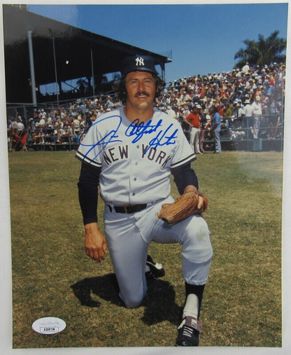 Jim Catfish Hunter Signed Auto Autograph Program JSA AQ68134