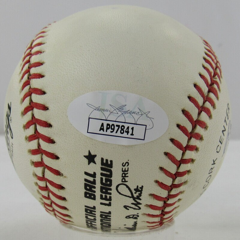 Robin Roberts Billy Herman Gil McDougald Rick Ferrell Ray Dandridge Signed Auto Autograph Rawlings Baseball JSA AP97841