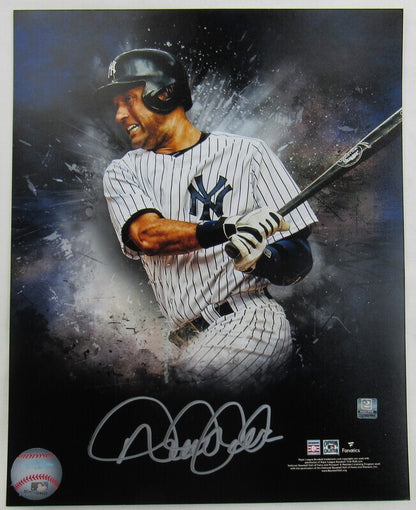 Derek Jeter Signed Auto Autograph 8x10 Photo Turn 2 Foundation  Hologram