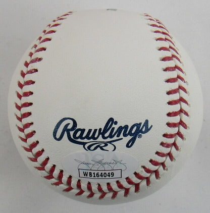 Ted Simmons Signed Auto Autograph Rawlings Baseball JSA Witness