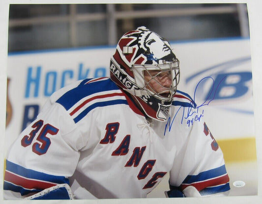 Mike Richter Signed Auto Autograph 16x20 Photo w/ 94 Cup! Insc JSA Witness