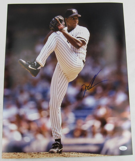 Dwight Gooden Signed Auto Autograph 16x20 Photo JSA Witness