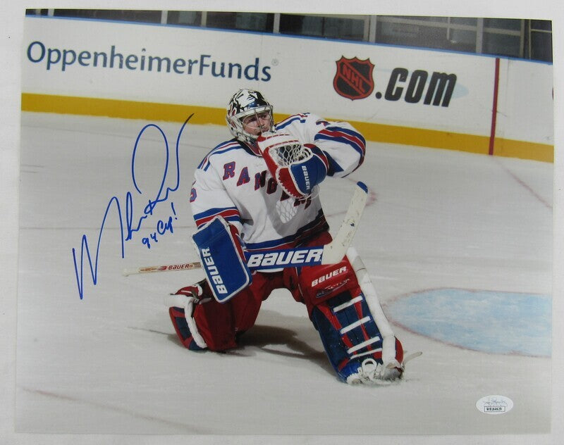 Mike Richter Signed Auto Autograph 11x14 Photo w/ 94 Cup! Insc JSA Witness