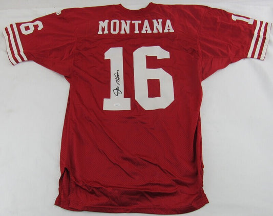 Joe Montana Signed Auto Autograph Replica 49ers Jersey JSA AP96944