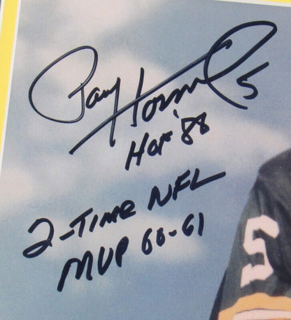 Paul Hornung Signed Auto Autograph Framed 11x14 Photo JSA AQ68444