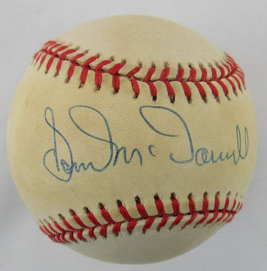 Sam McDowell Signed Auto Autograph Rawlings Baseball B116