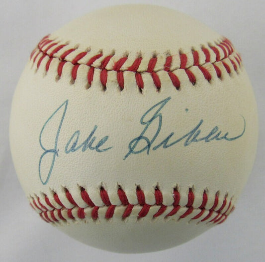 Jake Gibbs Signed Auto Autograph Rawlings Baseball B124