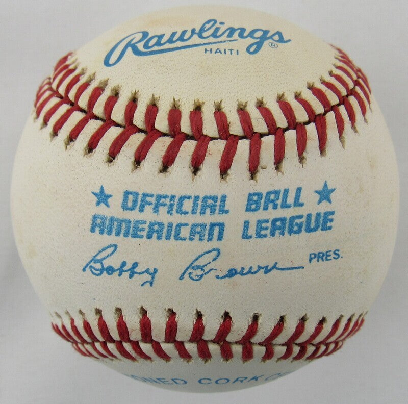 Jim Piersall Signed Auto Autograph Rawlings Baseball B125