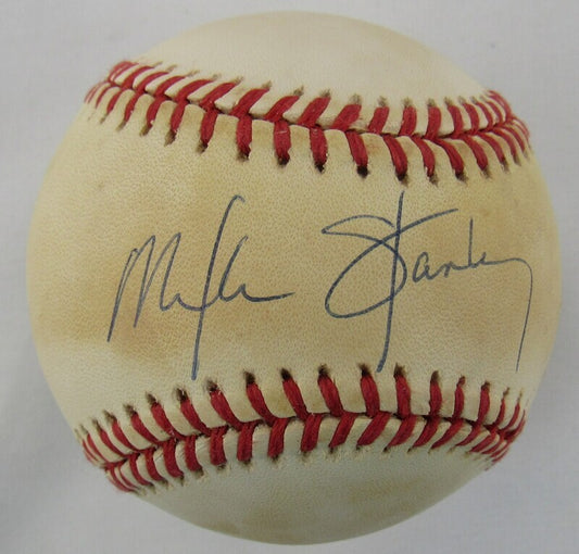 Mike Stanley Signed Auto Autograph Rawlings Baseball B114