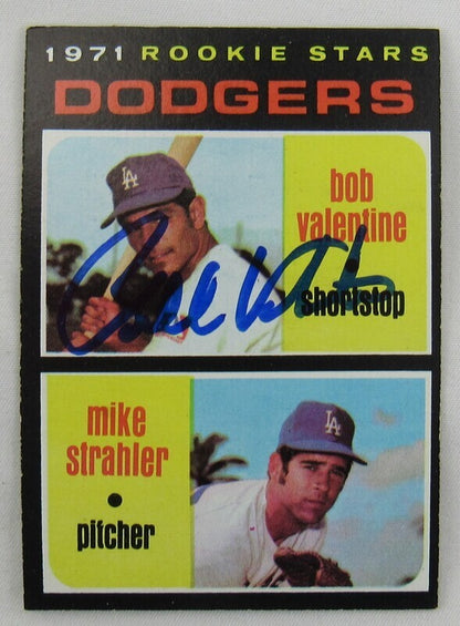 1971 Topps Bobby Valentine #188 Signed Auto Autograph Rookie Topps Card