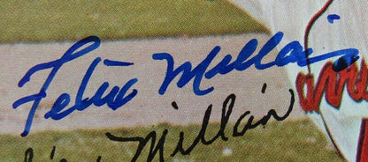 1967 Topps Felix Millan #89 Signed Auto Baseball Card