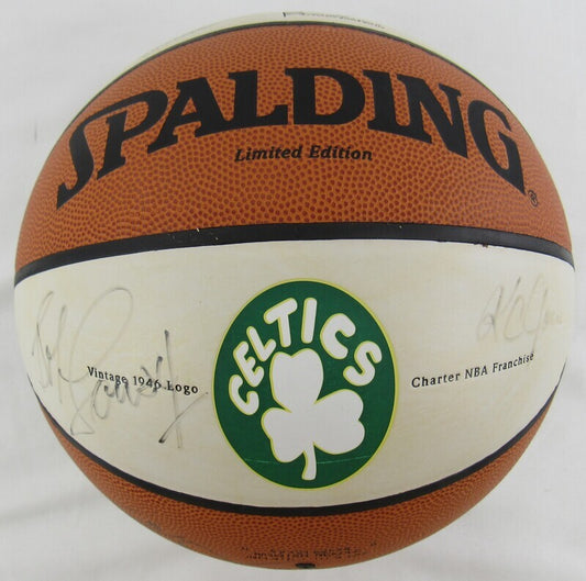 Bill Russell Bob Cousy K.C Jones +1 Signed Auto Autograph Celtics Spalding NBA Basketball JSA LOA XX85210