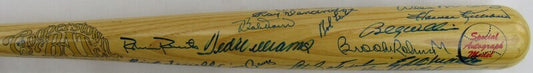 HOF & Stars 34 Signed Auto Autograph Rawlings Baseball Bat JSA LOA X85205