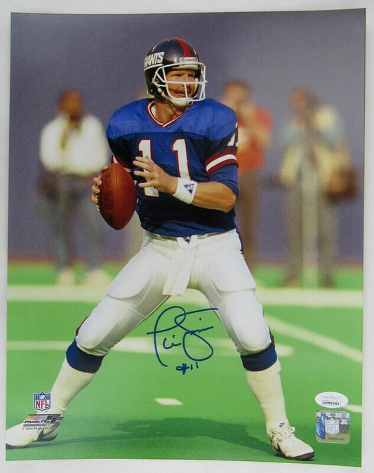 Phil Simms Signed Auto Autograph 11x14 Photo JSA WPP822965