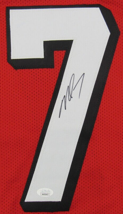 Michael Vick Signed Auto Autograph Replica Falcons Jersey JSA Witness