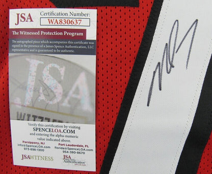 Michael Vick Signed Auto Autograph Replica Falcons Jersey JSA Witness