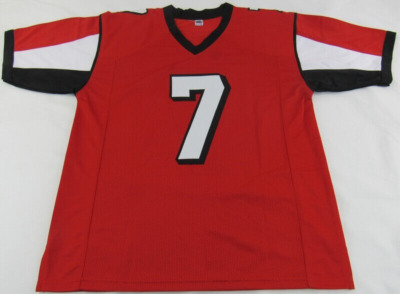 Michael Vick Signed Auto Autograph Replica Falcons Jersey JSA Witness