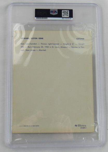 Elston Howard Signed Auto Autograph Print PSA/DNA Encapsulated