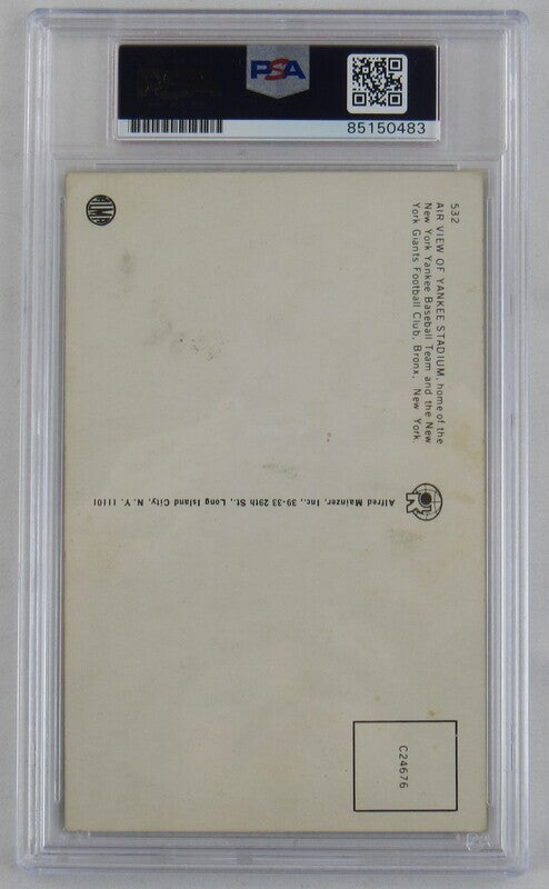 Roger Maris Signed Auto Autograph Postcard PSA/DNA Encapsulated