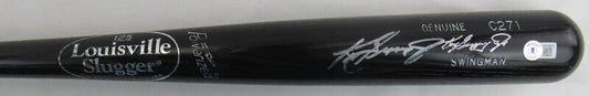 Ken Griffey Jr Signed Auto Autograph Louisville Slugger Baseball Bat Beckett Witnessed