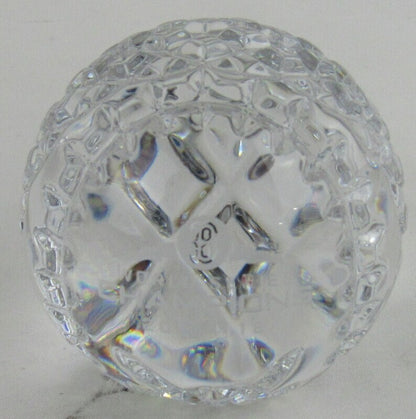 2018 World Series Champs Waterford Crystal Baseball Paperweight #987/5000 MLB Holo