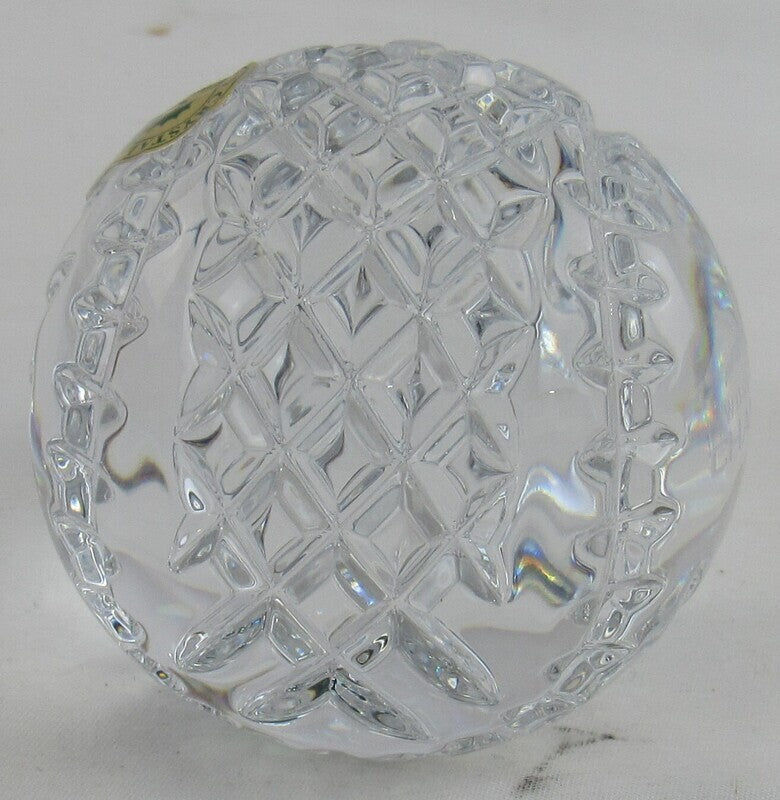 2018 World Series Champs Waterford Crystal Baseball Paperweight #986/5000 MLB Holo