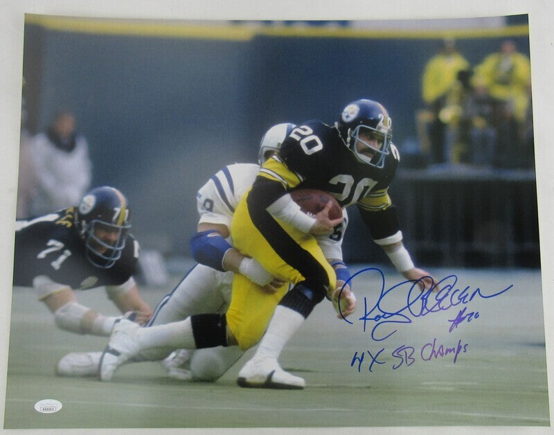 Rocky Bleier Signed Auto Autograph 16x20 Photo w/ Insc JSA Witness