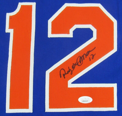 Roberto Alomar Signed Auto Autograph Replica Mets Jersey JSA Witness