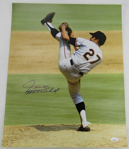 Juan Marichal Signed Auto Autograph 16x20 Photo JSA Witness