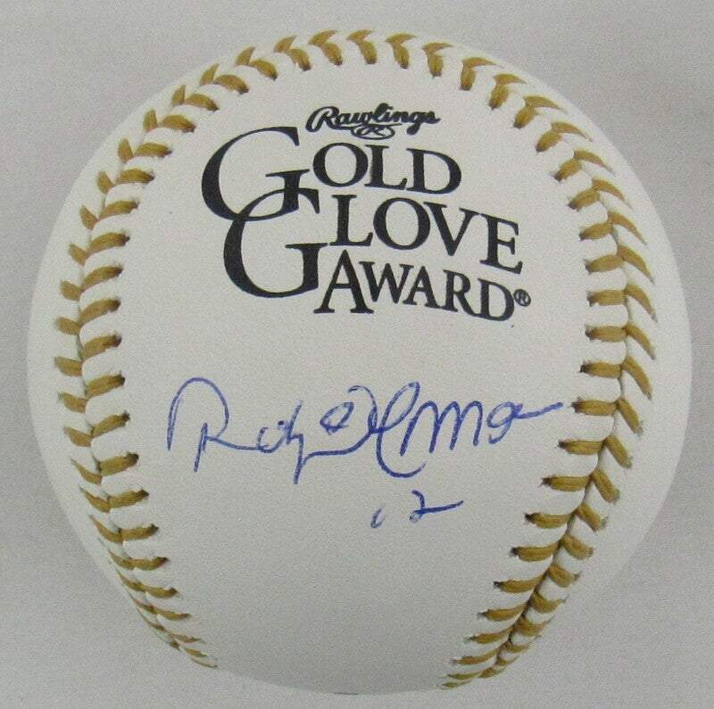 Roberto Alomar Signed Auto Autograph Rawlings Golden Glove Baseball JSA Witness