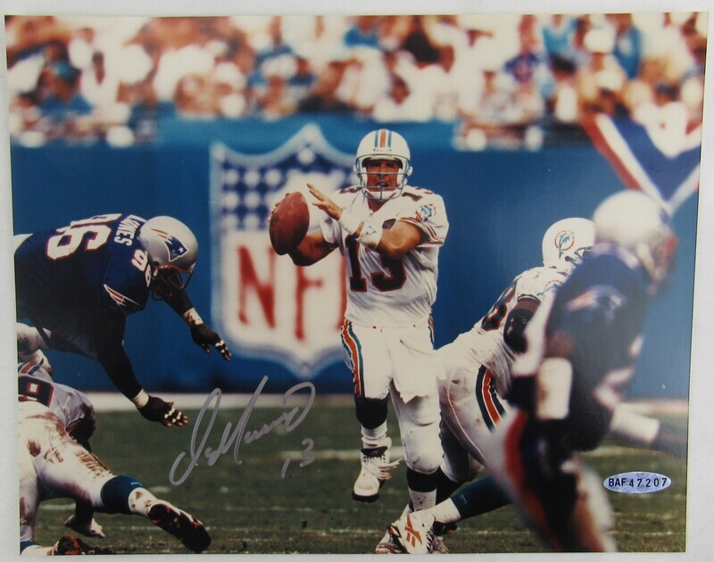 Dan Marino Signed Auto Autograph 8x10 Photo Upper Deck BAF47207