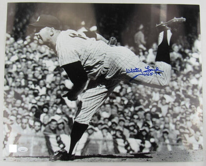 Whitey Ford Signed Auto Autograph 16x20 Photo w/ HOF Insc JSA COA