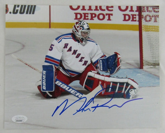 Mike Richter Signed Auto Autograph 8x10 Photo JSA Witness