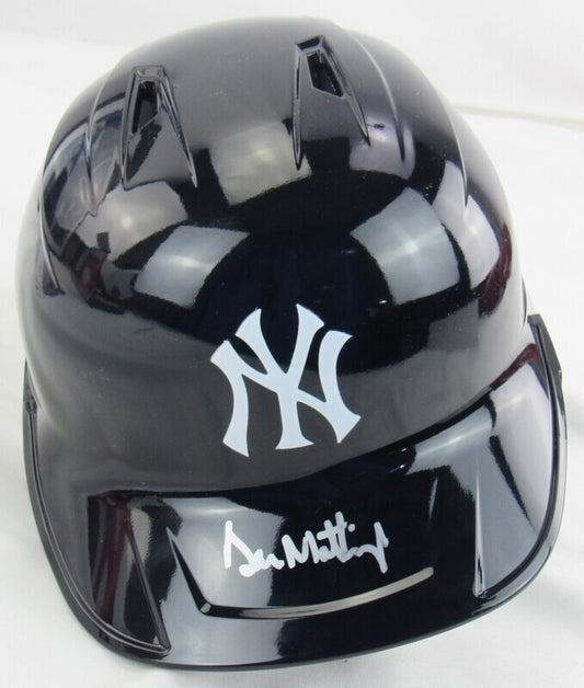 Don Mattingly Signed Auto Autograph Yankees Batting Helmet Beckett Witness