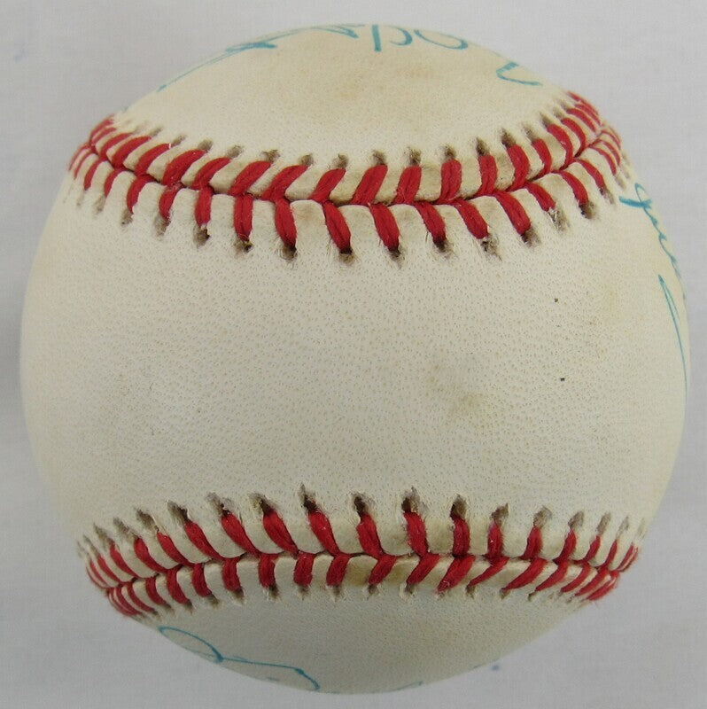 Fred Valentine Billy Sample +3 Signed Auto Autograph Rawlings Baseball B106