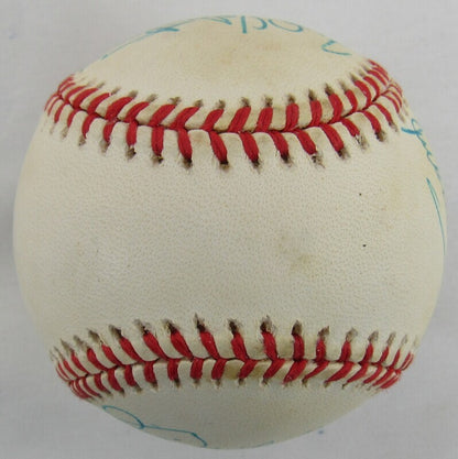 Fred Valentine Billy Sample +3 Signed Auto Autograph Rawlings Baseball B106