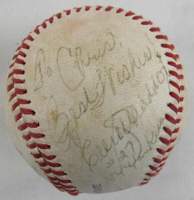 Elliott Maddox Signed Auto Autograph Rawlings Baseball B98