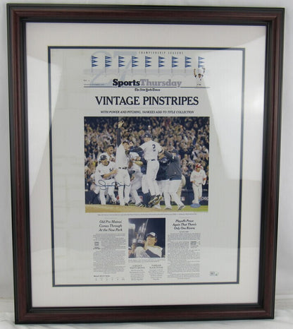 Mariano Rivera Signed Auto Autograph Framed 16x20 Newspaper Cover Steiner COA