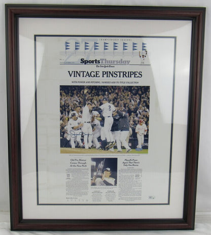 Mariano Rivera Signed Auto Autograph Framed 16x20 Newspaper Cover Steiner COA