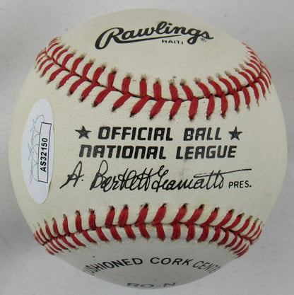 Billy Herman Auto Autograph Rawlings Baseball JSA AS32150