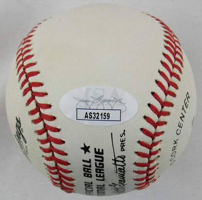 Billy Herman Auto Autograph Rawlings Baseball JSA AS32159