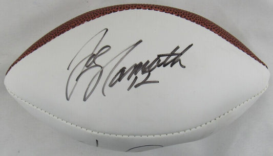 Joe Namath Harry Carson Signed Auto Autograph Wilson NFL Football JSA AS32229