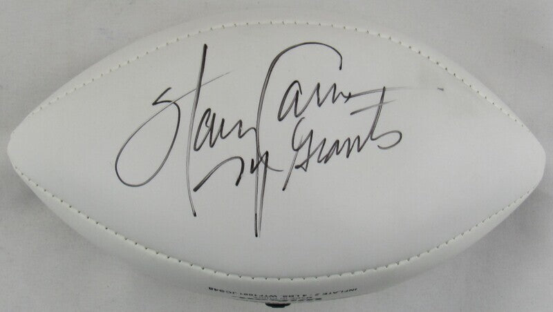 Joe Namath Harry Carson Signed Auto Autograph Wilson NFL Football JSA AS32229