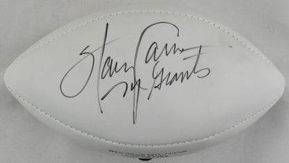 Joe Namath Harry Carson Signed Auto Autograph Wilson NFL Football JSA AS32229