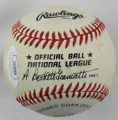 Billy Herman Auto Autograph Rawlings Baseball JSA AS32151