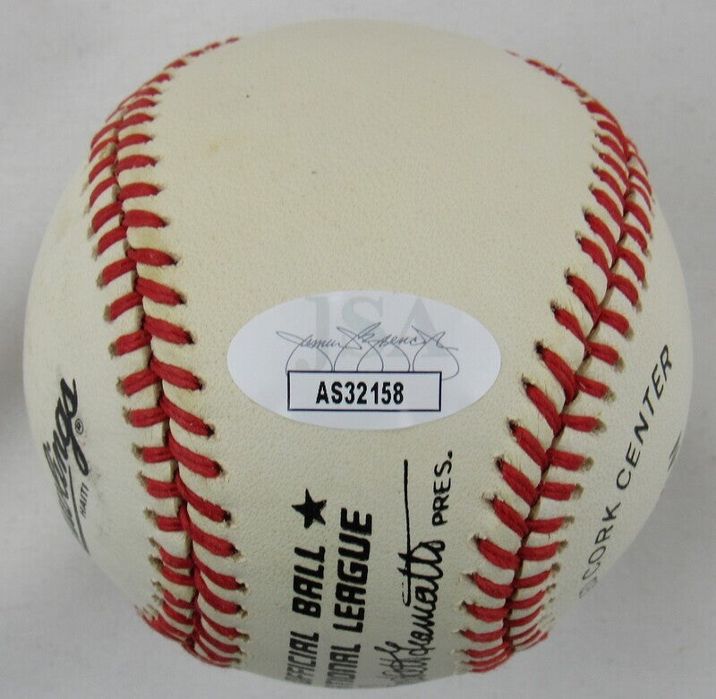 Billy Herman Auto Autograph Rawlings Baseball JSA AS32158