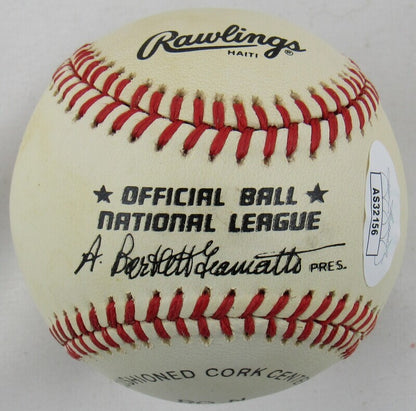 Billy Herman Auto Autograph Rawlings Baseball JSA AS32156