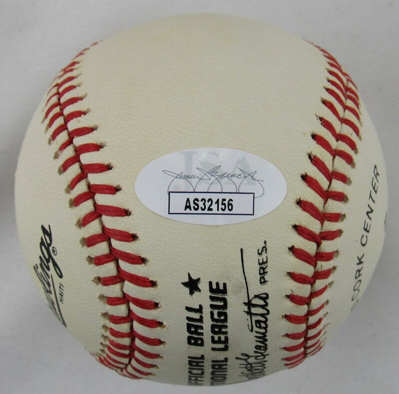 Billy Herman Auto Autograph Rawlings Baseball JSA AS32156